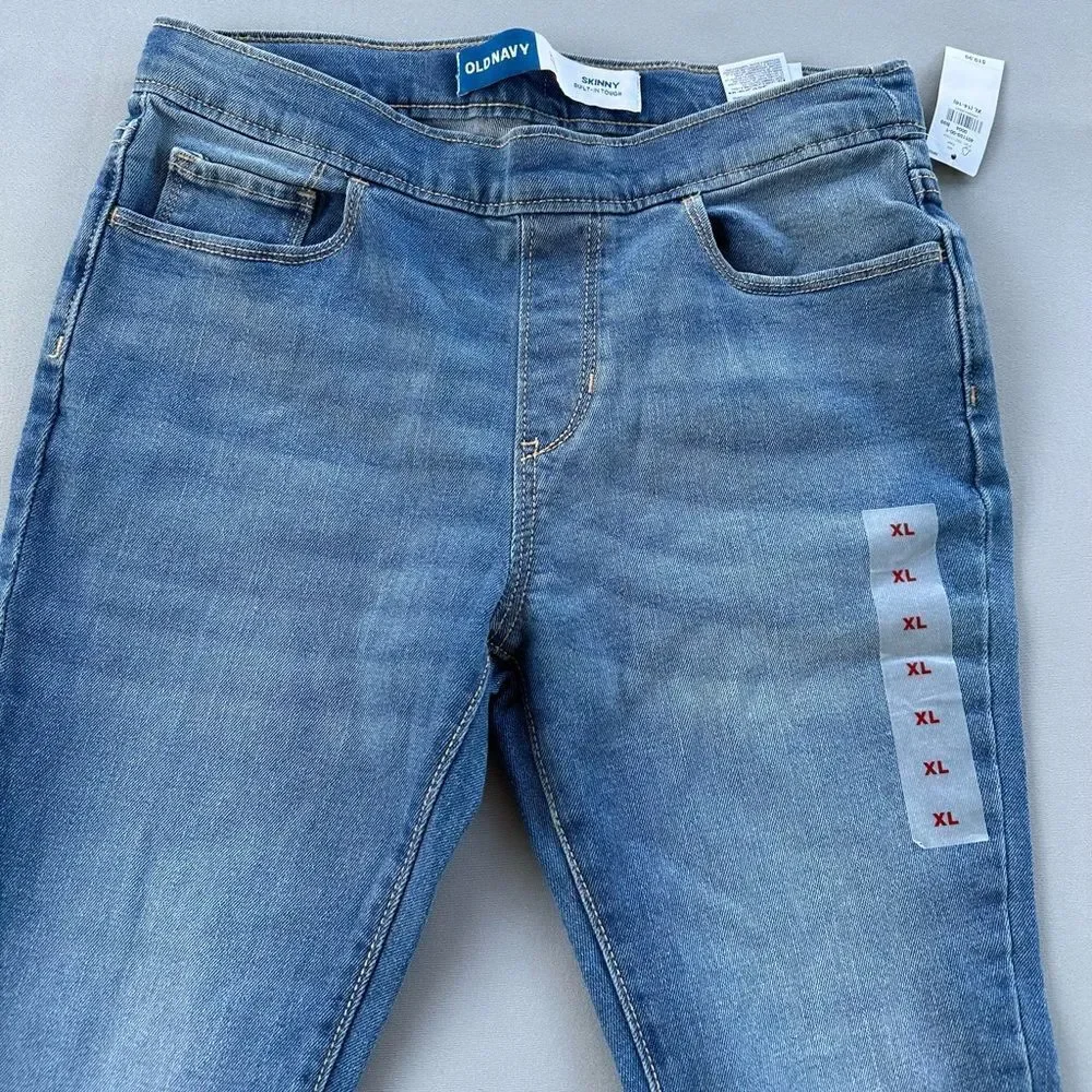 🎉5 for $45🎉NWT Old Navy Skinny Jeans Girls Size XL 14-16 Blue Denim